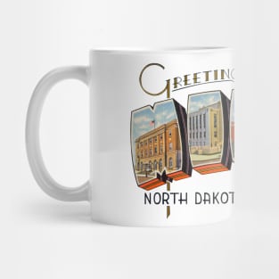 Greetings from Minot North Dakota Mug